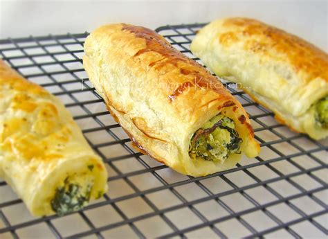 spinach and ricotta rolls recipe.